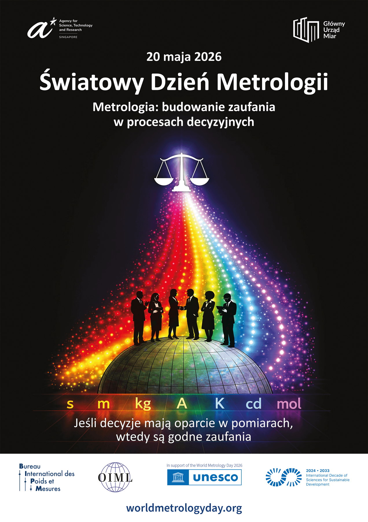 Plakat Światowy Dzień Metrologii 2026